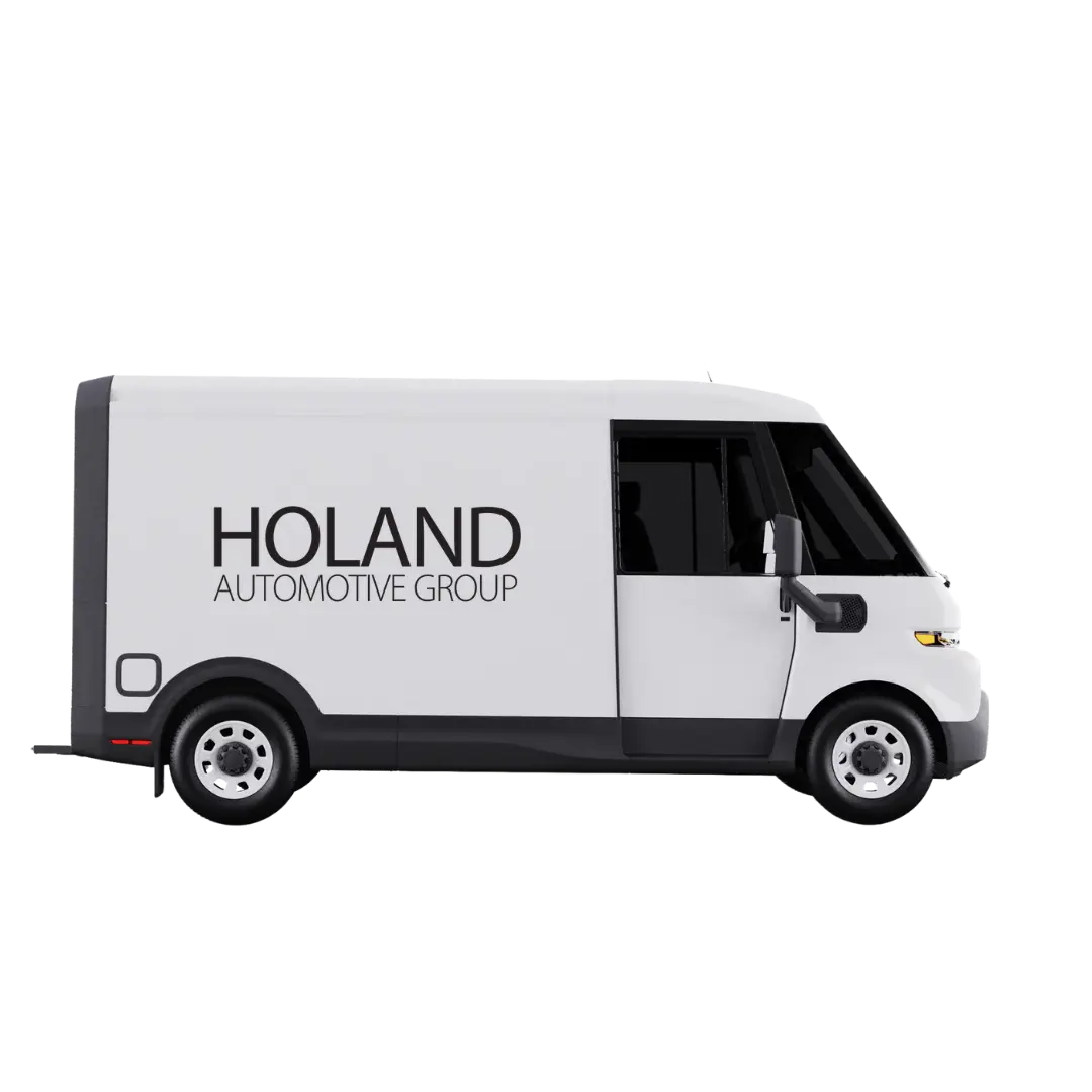 BrightDrop electric delivery van — side view